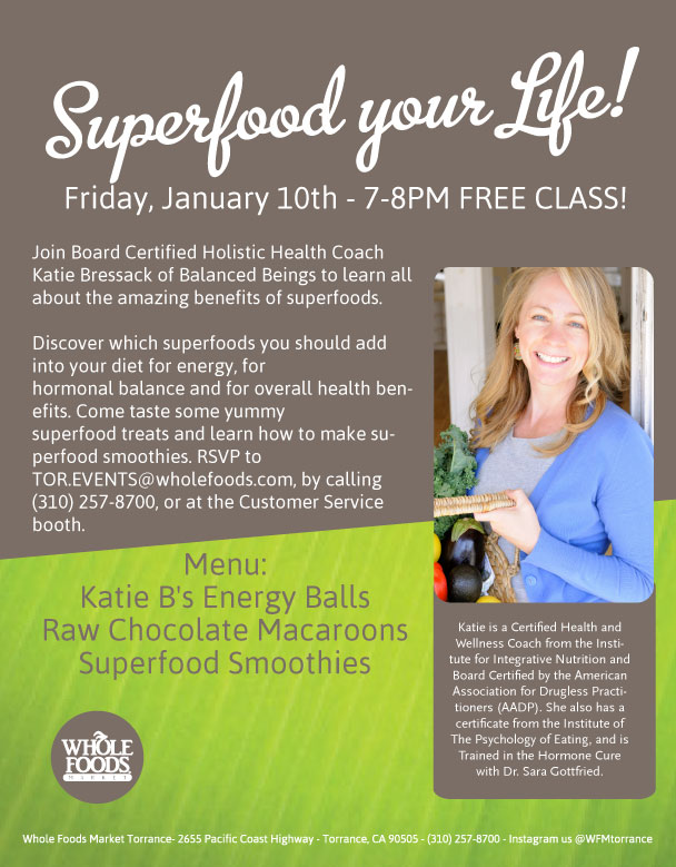 Superfood Smoothie Demo At Whole Foods 